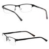 EYECEDAR 5-Pack Reading Glasses for Men Rectangular Metal Half-Frame Spring Hinges with Sun Readers Glasses Mens Readers 1.50