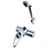Laguna Brass 3222CP/4120CP RV Replacement Non-Metallic Single Handle 4" Shower Valve with Matching Hand-Held Shower Set Chrome Finish