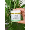 The Keys Sea Salt Scrub - Exfoliating Body Scrub with Wooden Spoon- Foot Scrub and Hand Scrub for men, women - Made with Pure Florida Sea Salt Organic Essential Oils & Nutrients (Key Lime, 3.4 oz).