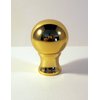 Lamp Finial, Machined Metal Lamp Finial BALL DESIGN Polished Brass finish