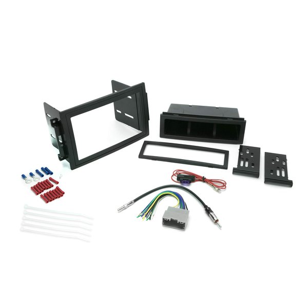 SCOSCHE Install Centric ICCR5BN Complete Basic Installation Solution for Installing an Aftermarket Stereo Compatible with Select 2004-09 Chrysler, Dodge & Jeep Vehicles with Navigation Black