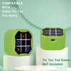 MGZNMTY Silicone Case Compatible with Giiker Tic Tac Toe Bolt Electronic Game, 3-in-1 Handheld Puzzle Game Console Toys Skin for Kids (Only Case) (Green)
