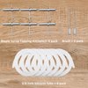 Maple Syrup Tapping Kit, Stainless Steel Maple Tree Taps Spiles, 6 Spiles and Hooks, 6pcs 3-ft Food Grade Tubing with 2 pack Spile Cleaning Brushes