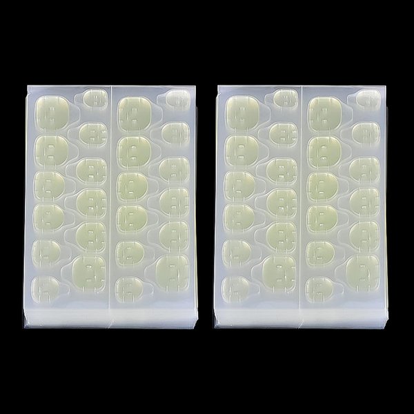 1200 Pcs 50 Sheets Nail Adhesive Tabs Nail Glue Stickers for Press on Nails Adhesive Tabs Waterproof Nail Stickers for Press ons Nail Sticky Tabs Double Sided Nail Jelly Sticker Double Sided Tips