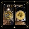 Fidget Toys Fidget Spinners for Adults, Metal Spinning Spinner Top Toy, Anxiety Toys Stress Relief Reducer, Party Favors for Adults Stuffers Tarot Constellation Spinning Tops Toys (Gold Constellation)