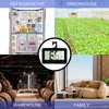 2Pcs Digital Refrigerator Fridge Thermometer Mini Freezer Thermometer Room Thermometer with Hook, Large LCD Display °C/°F Convertible with Hanging Hook for Kitchen,Home,Restaurants