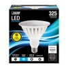 Feit Electric PAR38 LED Light Bulb, 325W Equivalent, Outdoor Flood Light Bulb, Non Dimmable, 13 Year Life, 5000 Lumens, 5000k Daylight, E26 Base, Damp Rated, High Lumen, PAR38/5000/5K/LED