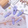 3D Butterfly Nail Charms - 100Pcs Colorful Resin Butterfly Nail Art Charms, Clear Butterfly Nail Art Supplies for Nails Jewelry Making DIY (Resin Butterfly)