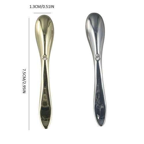 Leadigol 4PCS Eye Cream Applicator,Mini Eye Beauty Apparatus Rolling Massage Stick Cream Mixing Spatula Eye Massager