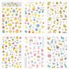 Konsait 700pcs Easter Nail Art Stickers,St. Patrick’s Day Decoration Luck of The Irish Nail Art Stickers Decals, Bunny Shamrock Nail Sticker False Nail Design Self-Adhesive Nail Tips Decorations