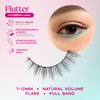 everGREEN Plant Lashes | Full Band | Strip Lashes | Natural Wispy Lashes | Fake Eyelashes | Plant-Based Fibres | Flared & Natural Volume (Flutter) Full Band Lash