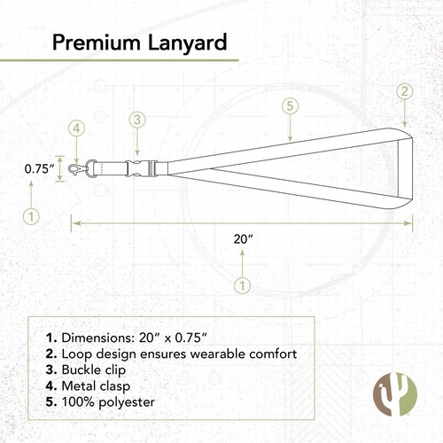 Desert Cactus Belmont Abbey College Lanyard Crusaders Car Keys ID Badge Holder Keychain Detachable Breakaway Snap Buckle (Black)