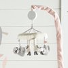 Levtex Baby - Imani Musical Rotating Baby Crib Mobile - Plush Llamas and Sloths - Grey, Cream, Pink, White - Nursery Accessories