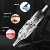 Tattoo Cartridge Needles, CINRA 40Pcs Tattoo Needles Mixed Needle Cartridge 1003RL 1005RL 1007RL 1207RS 1209RS 1207RM 1207M1 1209M1 Round Liner Shader Magnum Cartridge Needles for Tattoo Supplies