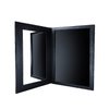 Allwon Magnetic Palette Empty Makeup Palette with Mirror for Eyeshadow Lipstick Blush Powder (Black)