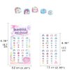 Fanoshon Unicorn 3D Nail Art Stickers Decals Self-Adhesive for Kids Little Girls, 270+ Cute Nail Tip Star Crown Princess Nail Manicure for Fingernails Toenails Birthday Party Supplies Gift Favors