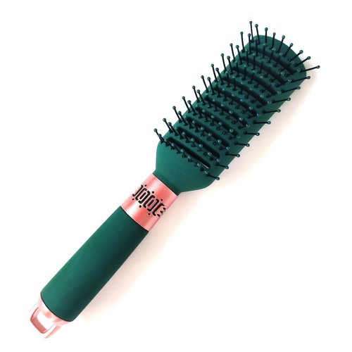 Leenchiry Detangler Hair Brushes Wet Hair Brushes for Women Fashion Blow Drying Brushes Nylon Bristles Styling Hair Brush Anti-Static Detangling Hair Brushes Comb for All Hair Types (Green, Vented)