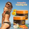 Luxury Intensive Tanning Gel, Natural Tanning Accelerator Lotion， Brown Tanning Gel, Natural Tanning Accelerator Cream Gel, for Sunbeds & Outdoor Sun (2pcs)
