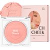 MILKTOUCH Touch My Cheek in Bloom Blush - Airy-Texture Pressed Powder Blush - Sebum and Oil Control Powder – Lovely Color – Flawless Formula 0.18oz. (#04 Sunrise Lilac)