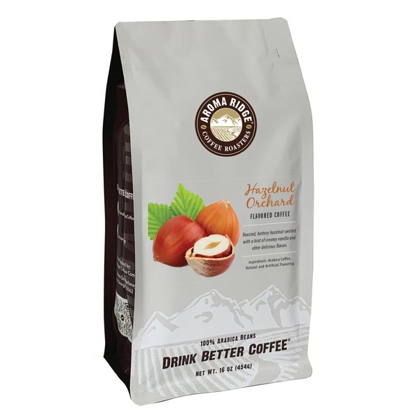Hazelnut Coffee, 1 lb Whole Bean FlavorSeal Vacuum Bag