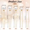 JIEYAO 18 Pcs Wedding Pearl Hair Pins, Pearl Hair Accessories, Bridal Pearl Bobby Pins U Shape Pearl Rhinestone Hair Barrette Bridal Hair Clips Decorative for Bride Bridesmaid Women Girls(Gold)