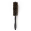 Agoder Round Hair Brush with Natural Boar and Nylon Bristles, Small Volumizing Hair Brush - 1.77 Inch Diameter Barrel (14 Rows)
