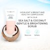 Vitamins and Sea Beauty, Hydrating Exfoliating Face Cleansing Wash Scrub, Skin Deep Pore Cleanser Minimizer with Sea Salt and Coconut Skincare, 5.1 Fl Oz