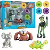 Wild Kratts Climbers Action Figure Collectible Figures & Discs (8pc) Includes 4 Creature Power Discs +4 Animals- Officially Licensed Toys for Children-Gift for Kids Boy Girl