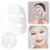 PEOVLVN 300 Sheets Facial Plastic Mask Disposable Facial Sheet Mask Transparent Face Mask Sheets for Skin Care DIY Spa Mask Moisture Retention