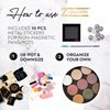 Z Palette Small Magnetic Makeup Palette, Empty Magnetic Palette, Universal Magnet makeup palette for Eyeshadows, Powders, Customizable Beauty Organizer with Clear Window