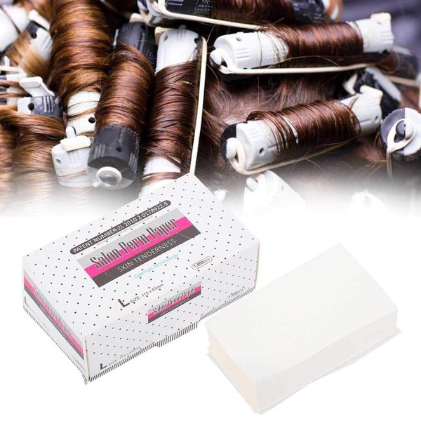 Hair Perm Paper, Perm End Paper Beauty Salon End Paper Wraps for Styling Hair in Salon or at Home (Pack of 1)