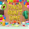 First Birthday Banner Fiesta First Birthday Party Supplies Mexican First Fiesta Decoration Taco Bout One Balloons Banner 1st Birthday Party Decorations Cinco De Mayo 1 Taco Birthday Party Decoration