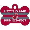 Washington State Cougars Pet Id Dog Tag | Officially Licensed | Personalized for Your Pet