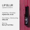 Saie Lip Blur Soft Matte Lipstick - Long Lasting Lipstick with Hydrating, Buildable Coverage - Enriched with Hyaluronic Acid + Softening Jojoba to Nourish Lips - Nouveau (0.07 oz)
