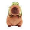 unsnurnoch Strawberry Capybara Stuffed Animals, Soft Kawaii Rodents Capybara Plush, Capybara Plush Toys with Turtle Backpack, The Best Birthday Gift for Kid