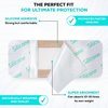 MedVanceTM Silicone - Bordered Silicone Adhesive Foam Dressing, 2"x5" (1.2"x3.4" pad) Box of 5 dressings