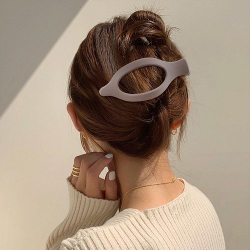 Canitor 4 PCS Flat Hair Clips for Women Flat Claw Clips for Thick Thin Hair Matte French Clips for Girls Hair Accessories for Women Duck Billed Alligator Hair Clips
