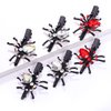 Halloween Spider Hair Clips Sparkle Crystal Spider Hairpins Rhinestone Long Alligator Clips for Women Girls Halloween Party Hair Accessory
