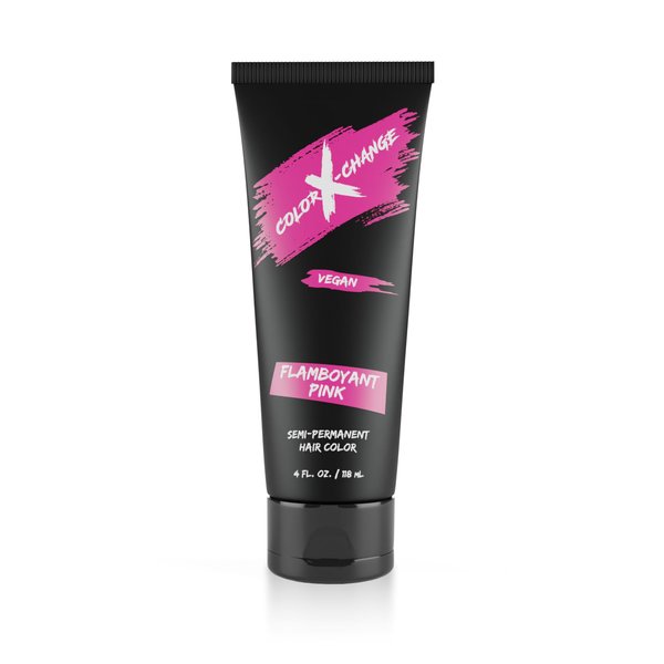 Color X-Change Semi-Permanent Hair Color - Flamboyant Pink - Vegan, PPD & Ammonia-Free