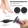 Electric Foot Callus Remover Adjustable Speed with 60pcs Sandpaper Discs, Professional Electric Foot File Foot Sander Grinder Pedicure Tools Dead Hard Skin Remover(pink)
