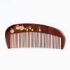 TAN MUJIANG Wooden Hair Comb Anti-static Handmade Apple Lacquer 2-11