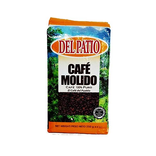 Del Patio Cafe Molido (Ground Coffee) 8.8 Ounces