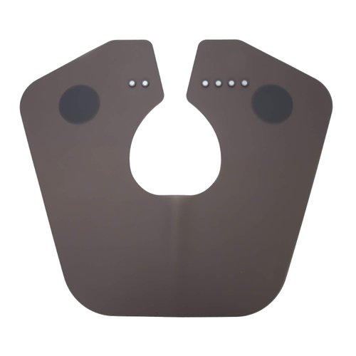 Professional Silicone Waterproof Hairdressing Shawl, Barber Shop Hair Cutting Dyeing Cape Non-Slip Neck Wrap for Hairdressing, Hair Dye or Hair Cut(black)