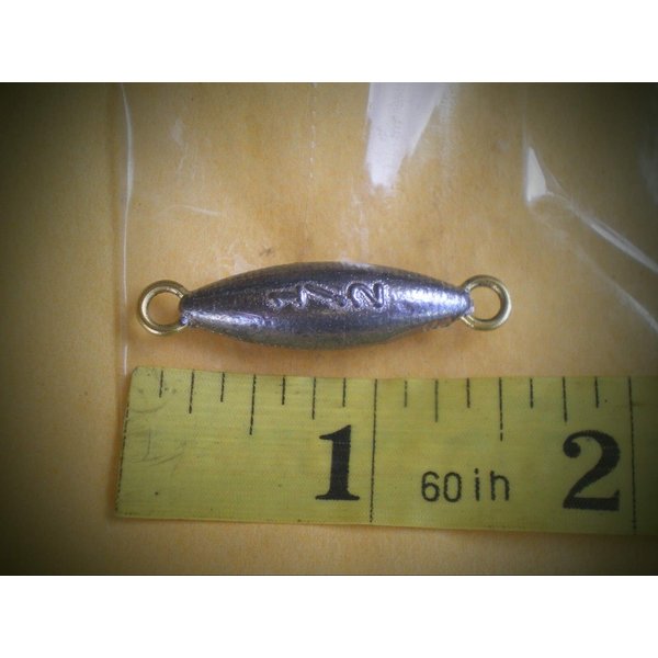 35 Pcs. Torpedo Style in Line Trolling Fishing Weights Sinker Fishing Supplies Gear and Equipment 1/2 Oz