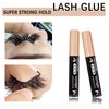 Clear Eyelash Glue Strong Hold Lash Glue Eyelash Adhesive Latex-Free Waterproof False Eyelash Glue Safe Suitable for Sensitive Eyes Eyes Lash Adhesive (0.176oz,Clear* 3Pcs)