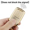 YUBOMT Key Fob Cover for Honda Car Key Shell with Key Ring for Honda Accord Civic Passport Pilot Odyssey Ridgeline HRV CRV Insight,Gold