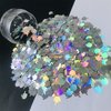 10 Grams/Pack - Sliver Middle Finger Gestures Glitter - Festival Rave Beauty Makeup Face Body Nail Art Decoration LB100