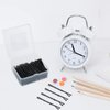 Black 400PCS Hair Bobby Pins for Women, Bun Pins for Thick and Thin hair and All Hair Types with Case, 1.97 inch
