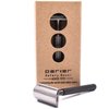 Parker Model 78R 3-Piece Closed Comb Safety Razor with 5 Parker Platinum Blades Included, (Graphite/Gun Metal)