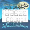 Halloween Press on Nails Short Square Fake Nails Cute Ghost Nails Press ons Purple Glue on Nails with Mummy Spider Web Bat Designs Full Cover Glossy Acrylic Nails for Women Girls 24 Pcs